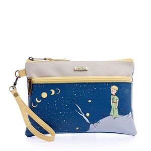 Blue and Yellow Women's Clutch Bag the little prince